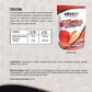 Creatina monohidrato sabor FRESA, 300 gr