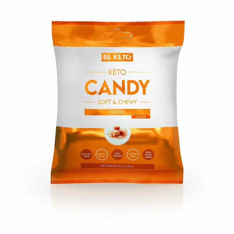 Caramelos Keto Toffee. 70 g. Be keto