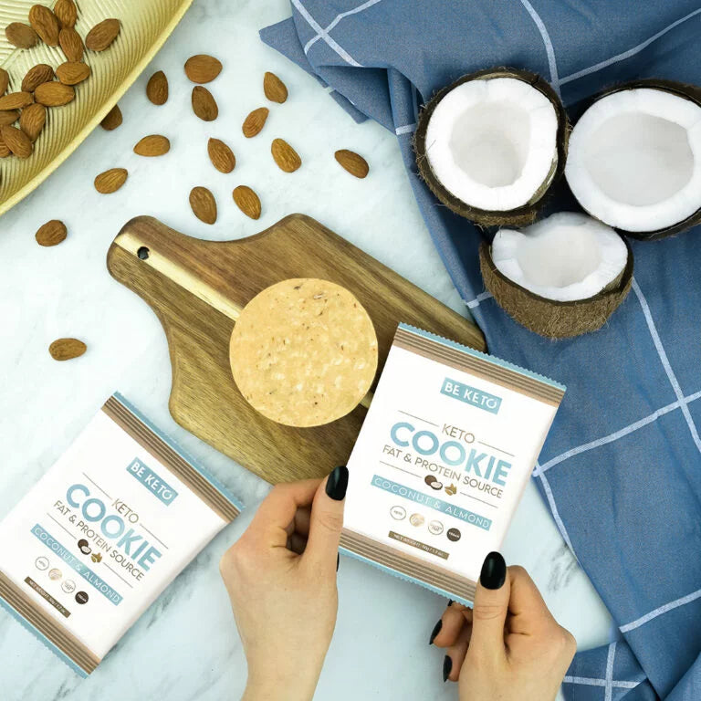 Galleta keto de coco y almendras, 50 gr. Be keto