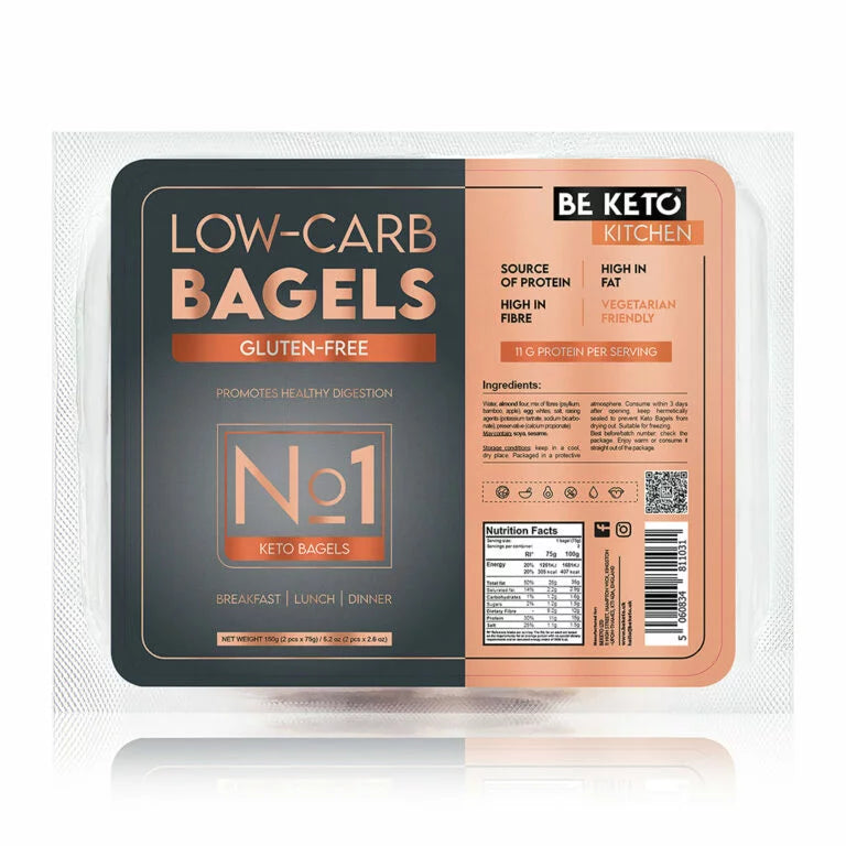 Baguels keto sin gluten, 150 gr. Be Keto