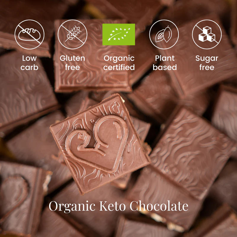 Chocolate keto 75% Cacao Puro con MCT.50 gr. Funky Fat Foods