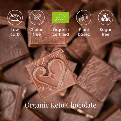 Chocolate keto 75% Cacao Puro con MCT.50 gr. Funky Fat Foods