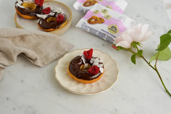 Donuts Keto, 0% hidratos de carbono, sin gluten ni lactosa. Nuvola Zero