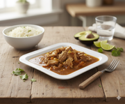 Plato de pollo keto listo