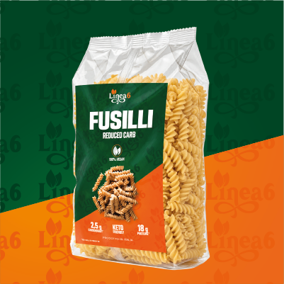 Fusilli keto Linea 6, paquete de 250 g