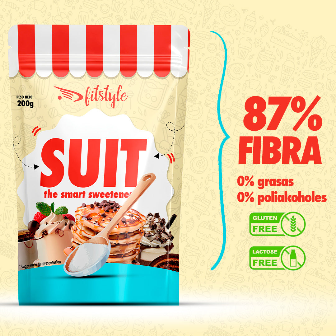 Gama Fiber Suit de Fitstyle, endulzante de fibra con sabor