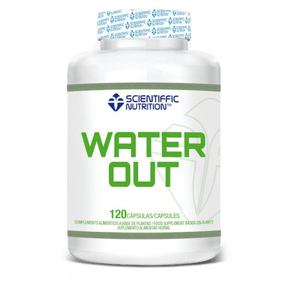 Water out. Drenante para retención de líquidos.  120 cápsulas. Scientiffic Nutrition