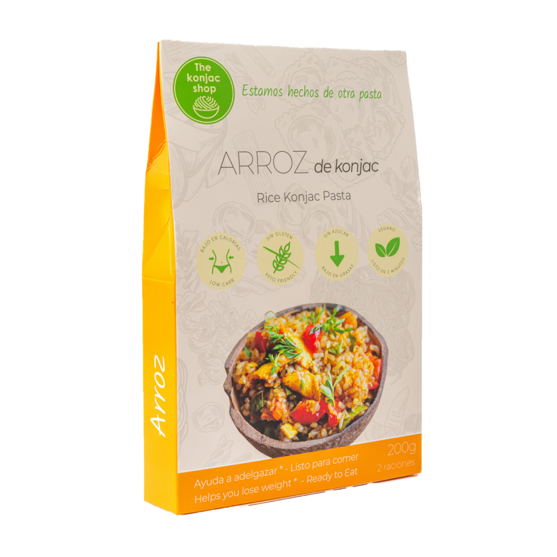 Arroz Konjac Shirataki. 200 gr The Konjac Shop