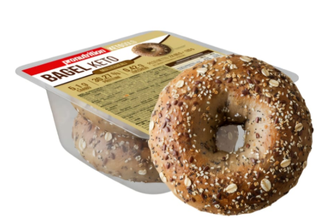 Bagel Keto, pack de 4.  Pronutrition. 240 gr.
