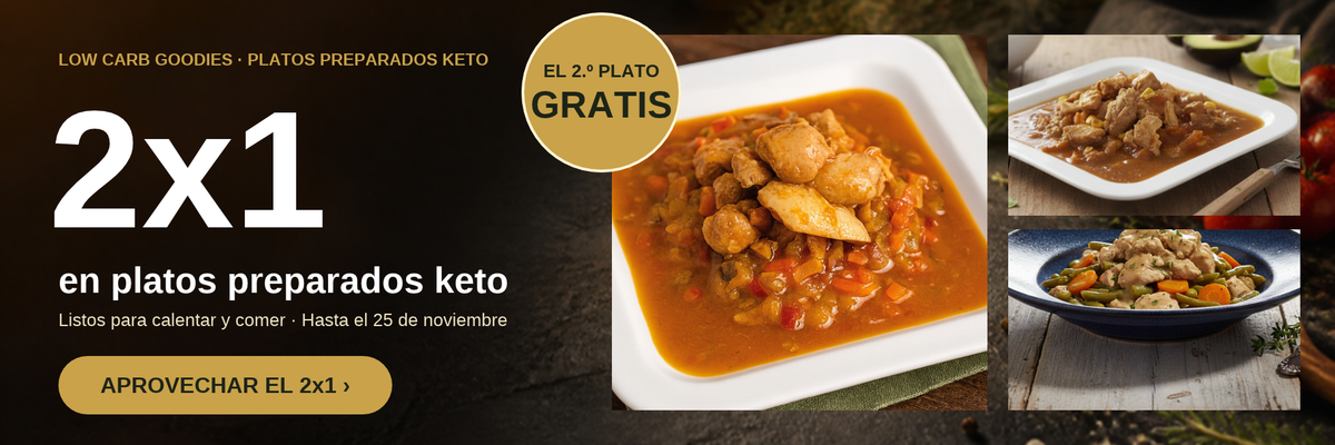 2x1 en platos preparados keto Low Carb Goodies hasta el 25 de noviembre