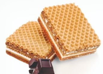 Galleta de barquillo keto rellena de chocolate proteico. 8 galletas. 168 gr. Diet Pro