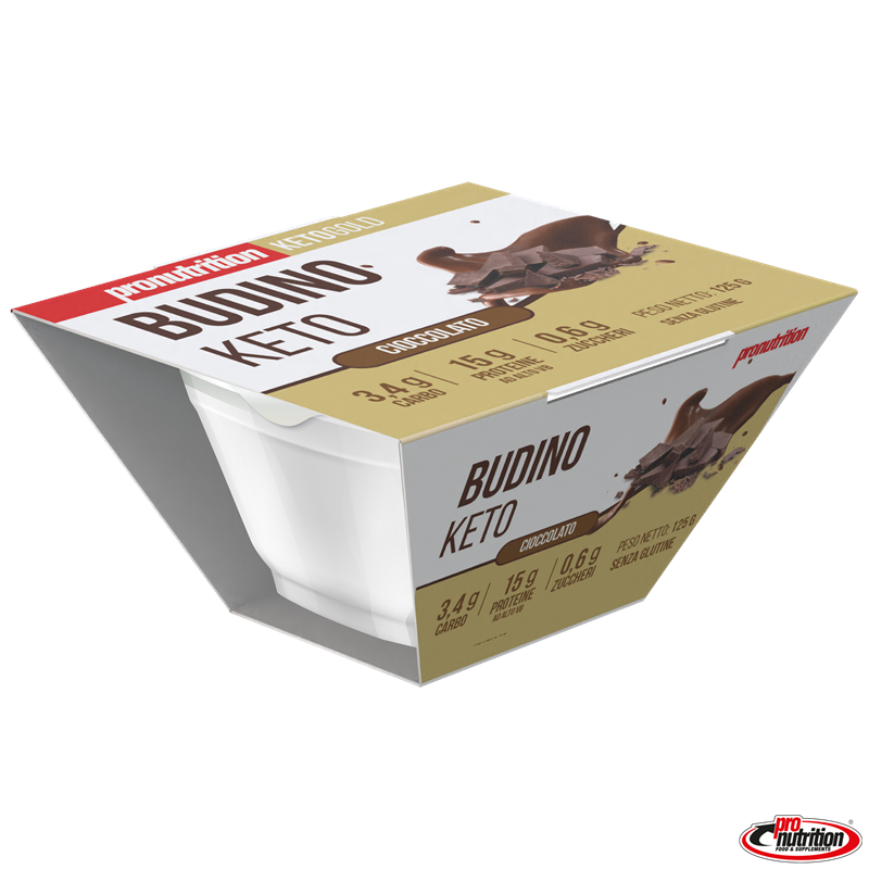 Pudín de chocolate keto. 125 gr. Pronutrition