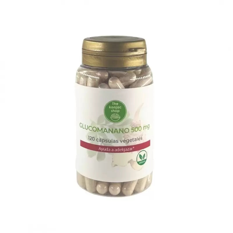 Cápsulas de Glucomanano 3000mg - 120 unidades - The Konjac Shop