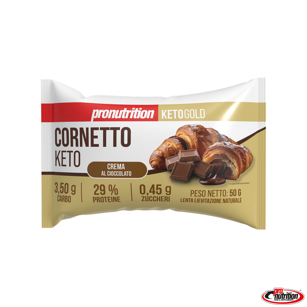 Croissant keto relleno de chocolate, Pronutrition 50 g