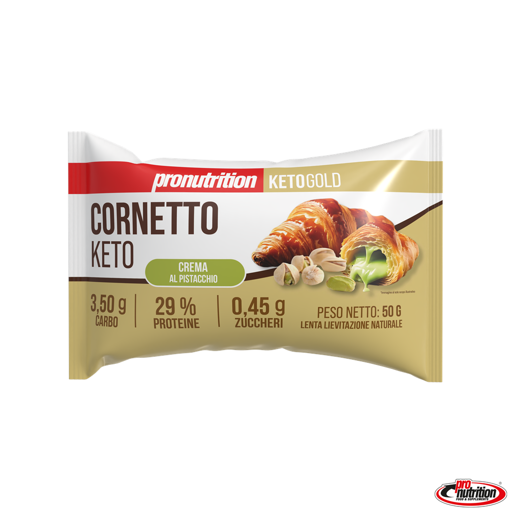 Croissant keto relleno de crema de pistacho, Pronutrition 50 g