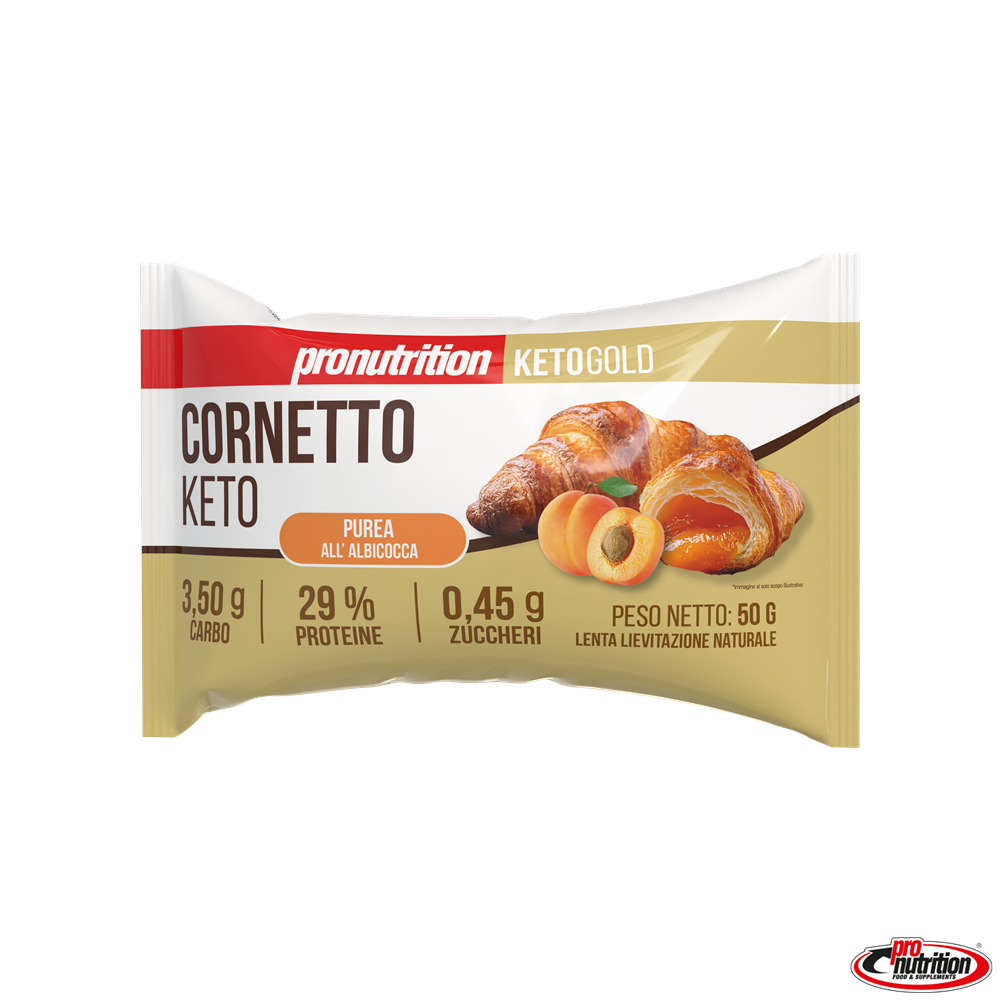 Croissant keto relleno de albaricoque, Pronutrition 50 g
