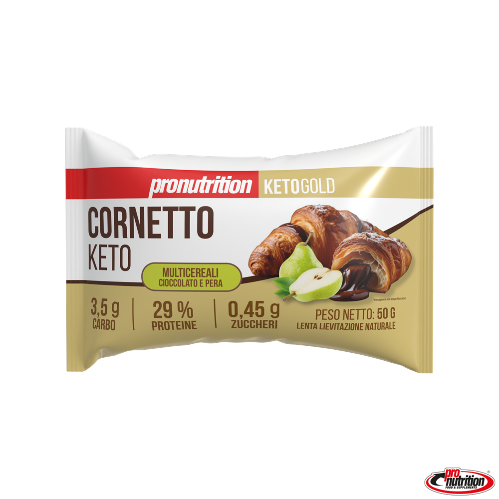 Croissant keto multicereal de chocolate y pera, Pronutrition 50 g