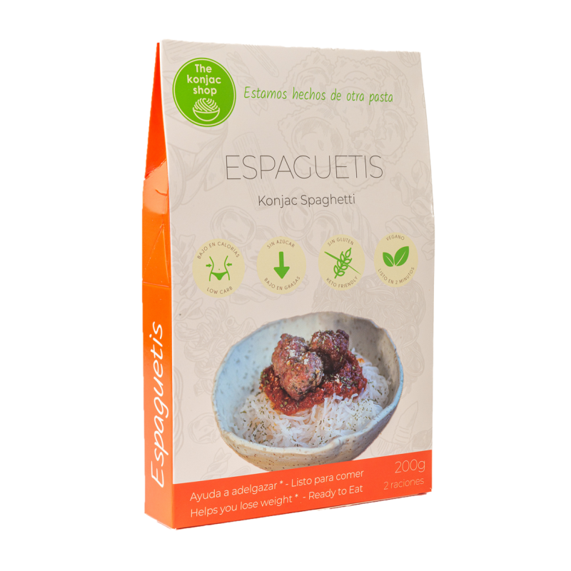 Espaguetis Konjac Shirataki. 200 gr. The Konjac Shop