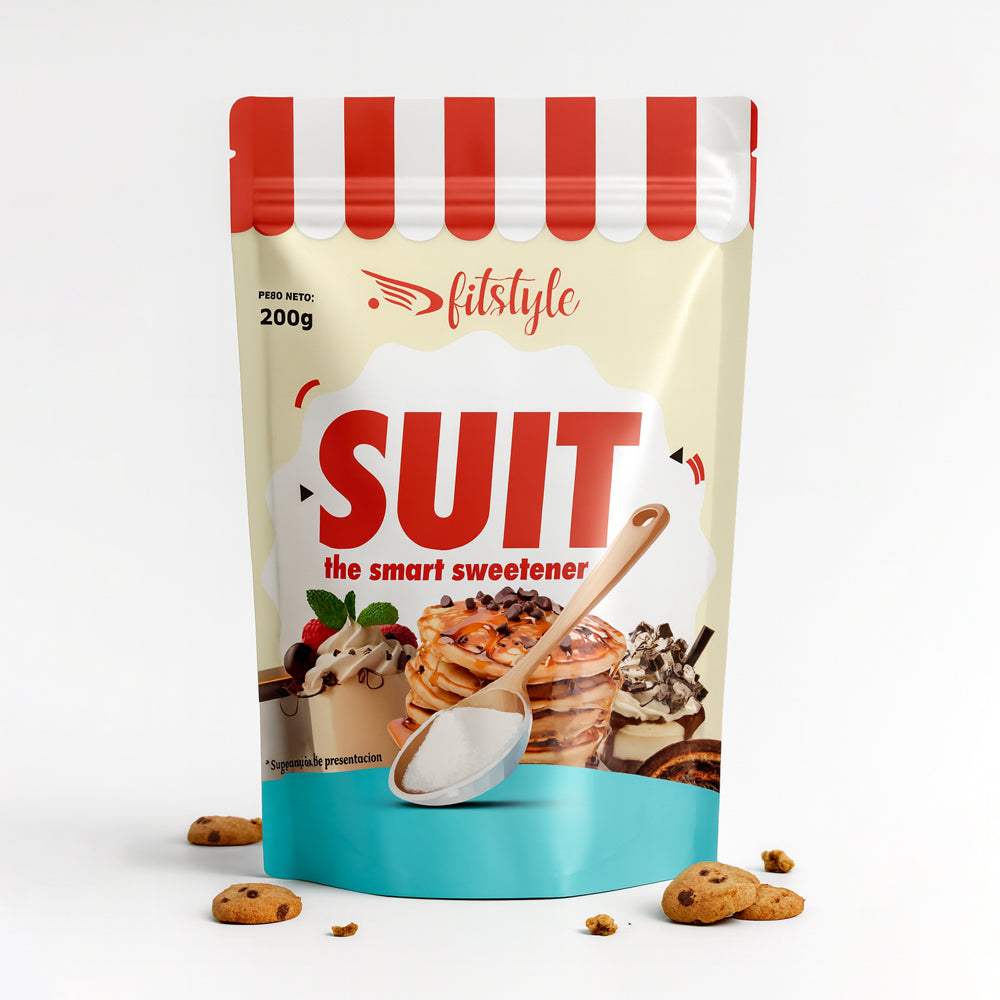 Fiber Suit sabor galleta, endulzante keto de fibra de Fitstyle