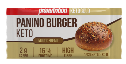 Pan de Hamburguesa Keto. 80 gr. Pronutrition
