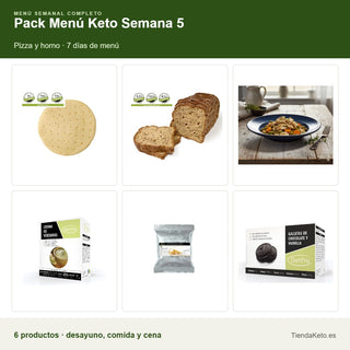 Pack Menú Keto Semana 5: todos los productos que incluye el pack