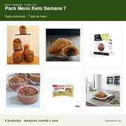 Pack Menú Keto Semana 7: todos los productos que incluye el pack