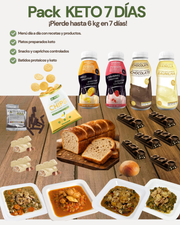 Pack inicio keto 7 días. Hasta -6 kgs. Nº1