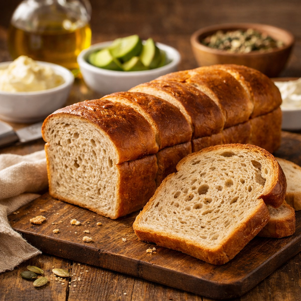 Pan de Molde tierno y keto – Bajo en Carbohidratos, Alto en Proteína y Rico en Fibra (250 g). Pronutrition