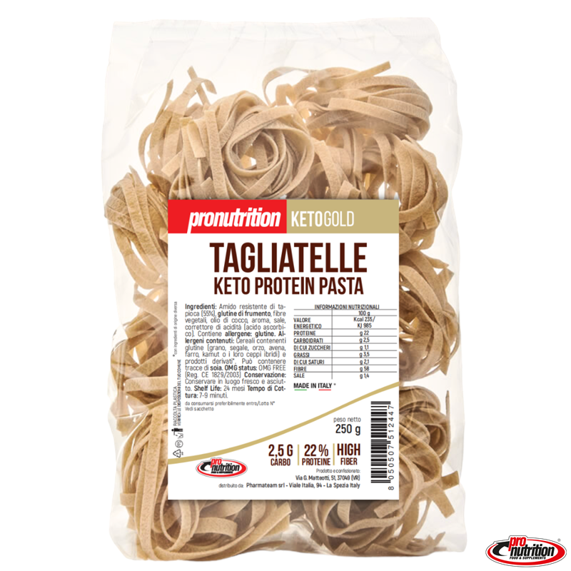 Tallarines Keto. 250 gr.  ProNutrition