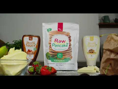 Pancake raw sabor CARAMELO. Sin gluten y sin azúcar