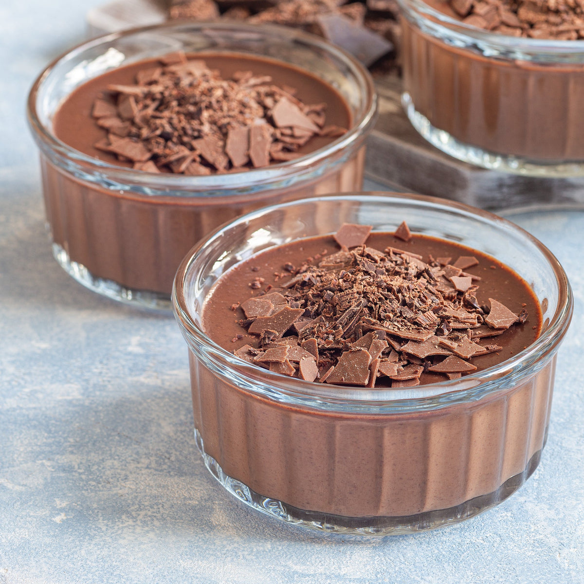 Pudín de chocolate keto · 3,4g netos · 15g proteína · 125g · Pronutrition