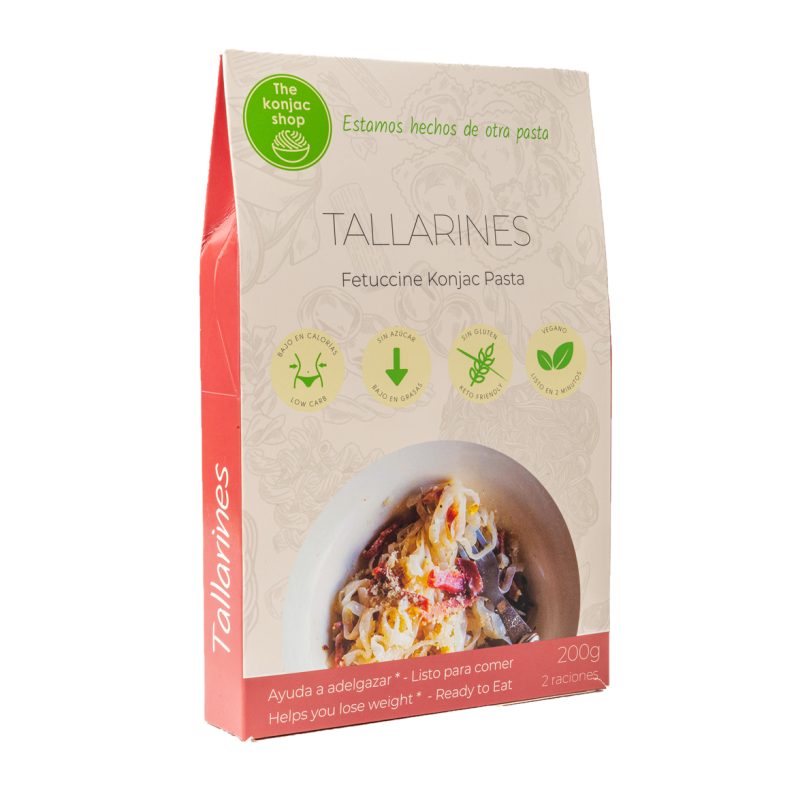 Tallarines de Konjac. 200 gr.  The Konjac Shop