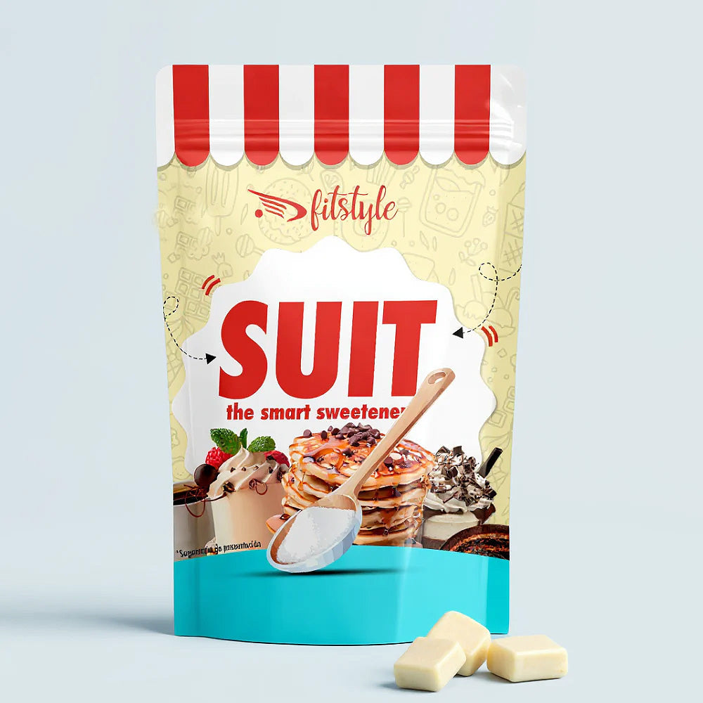 Fiber Suit sabor chocolate blanco, endulzante keto de fibra de Fitstyle