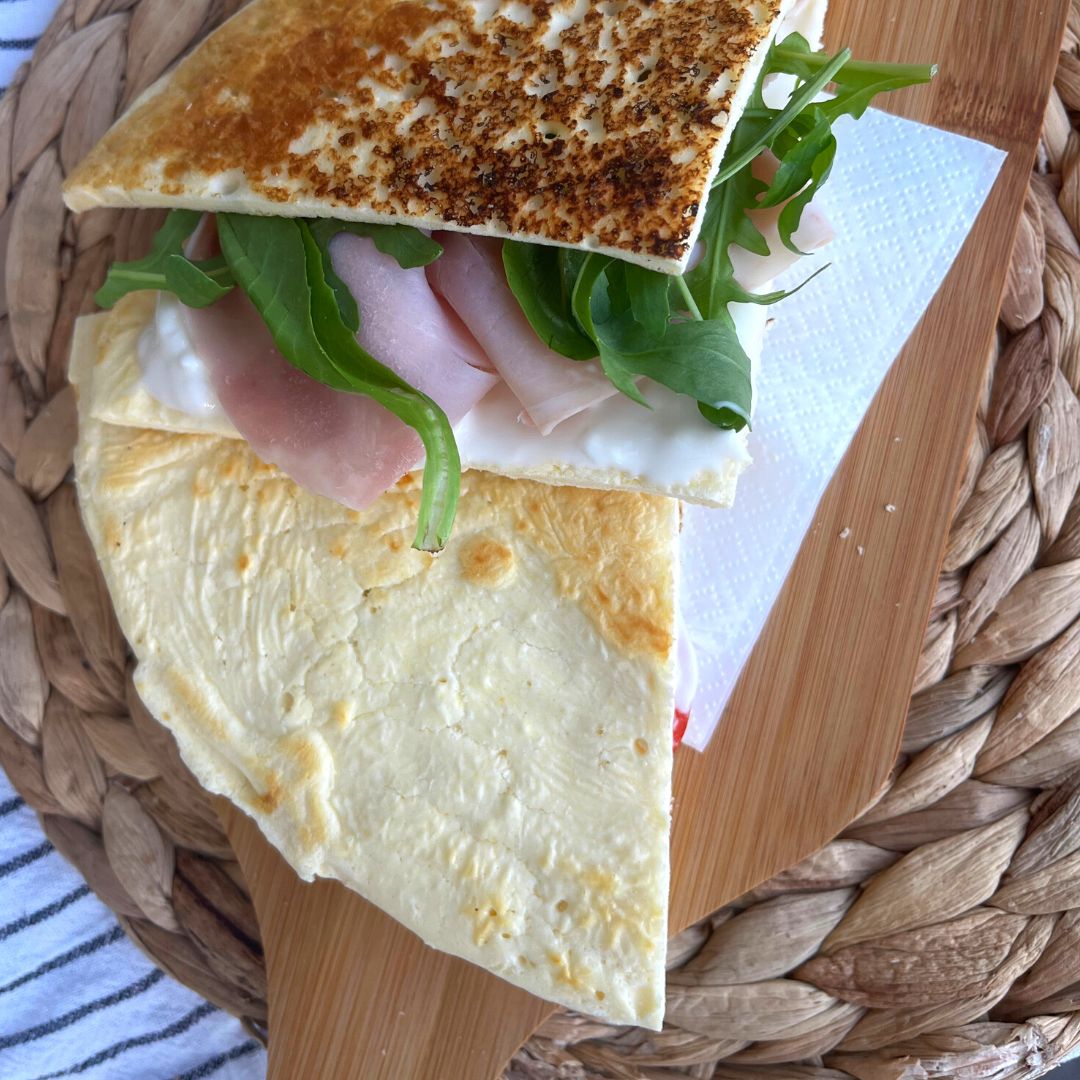 Preparado para wraps keto. 0 carbos y sin gluten. Nuvola Zero