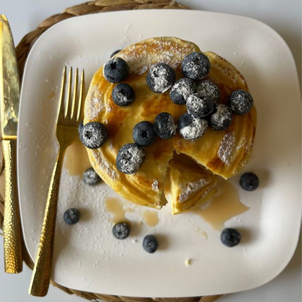 Pancake keto, preparado para hornear. 0 carbohidratos, sin gluten ni lactosa. Nuvola Zero