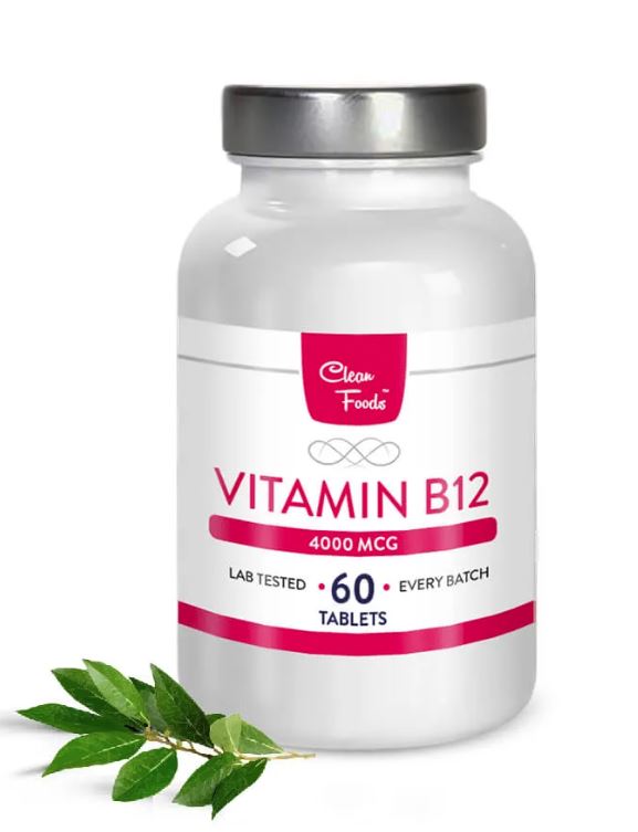 Vitamina B12, 4000mcg, 60 cápsulas