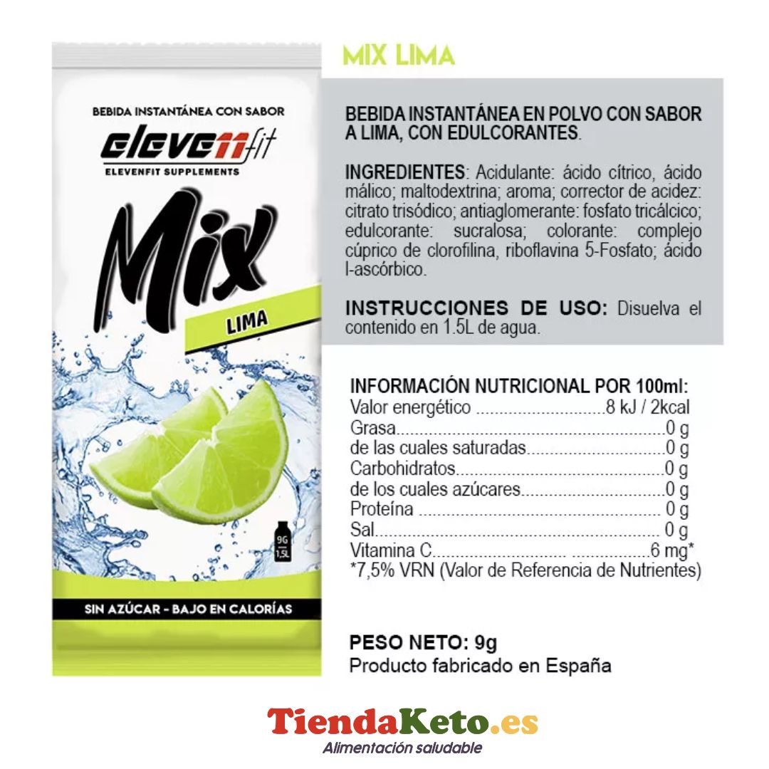 Mix Té Limón Sin Azúcar 9g 24 Uds - Eleven Fit